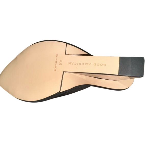 Good American Clear Wedge Sandal Neoprene Open Toe Size 8.5 GA368N-X New in Box - Picture 14 of 16